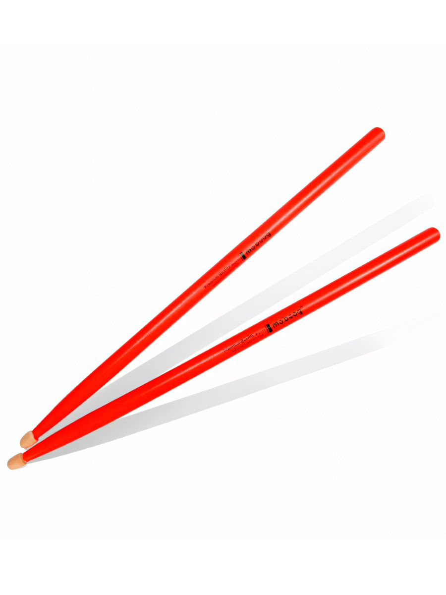 Барабанные палочки Moboog Красные  - фото 1 - rockbunker.ru