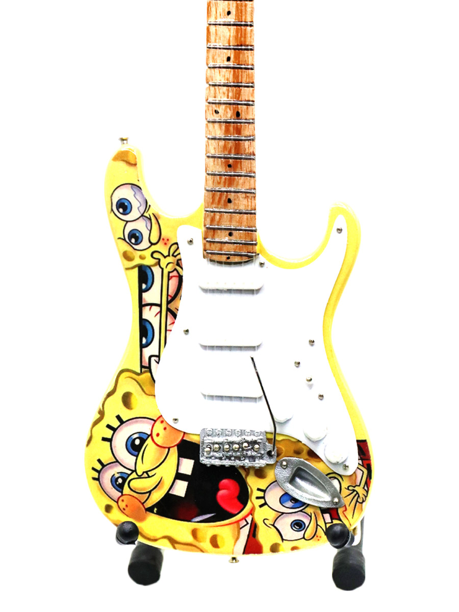 Сувенирная копия гитары SpongeBob - фото 2 - rockbunker.ru