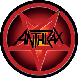 Кожаная нашивка Anthrax - фото 1 - rockbunker.ru