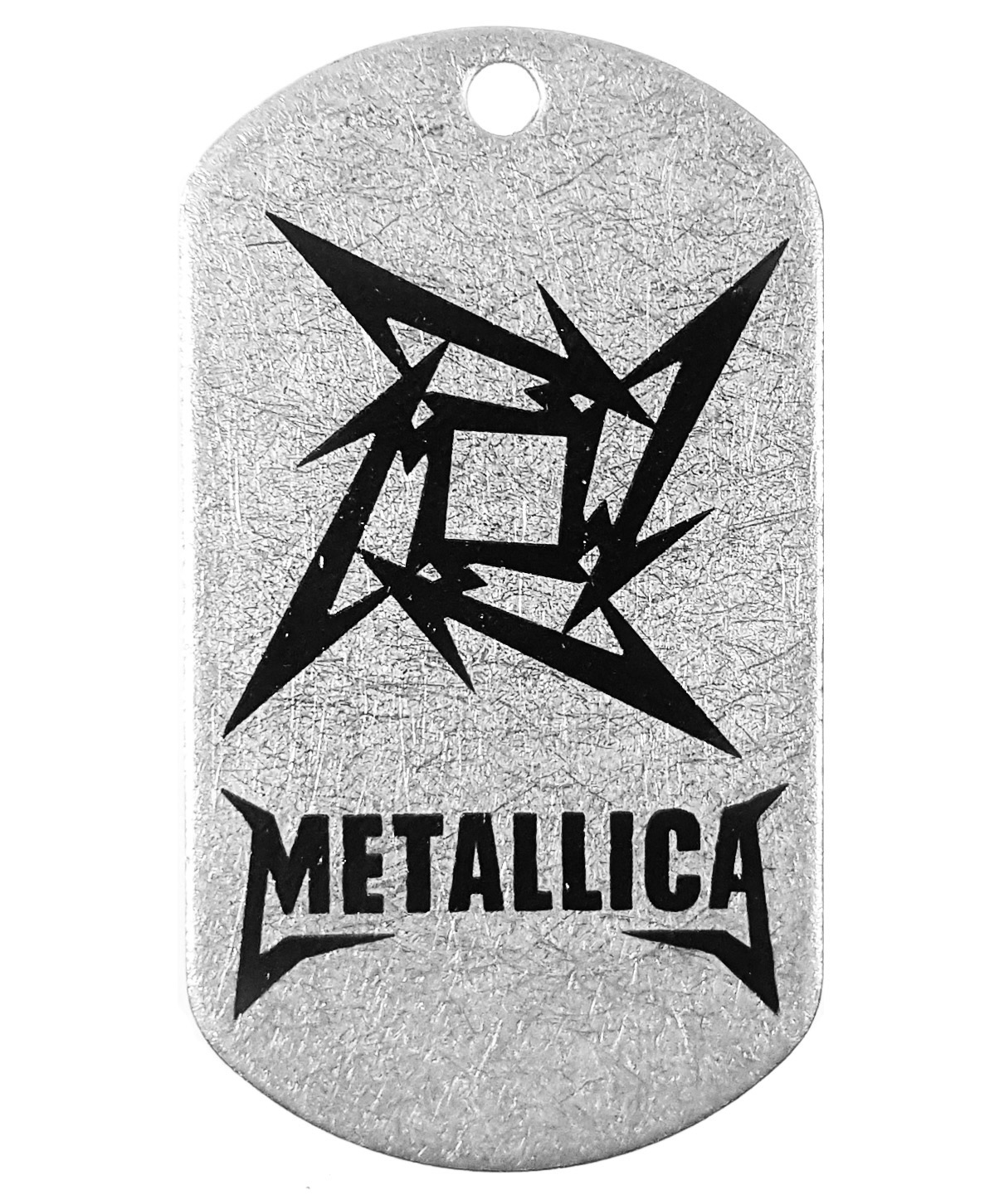 Жетон стальной Metallica - фото 1 - rockbunker.ru