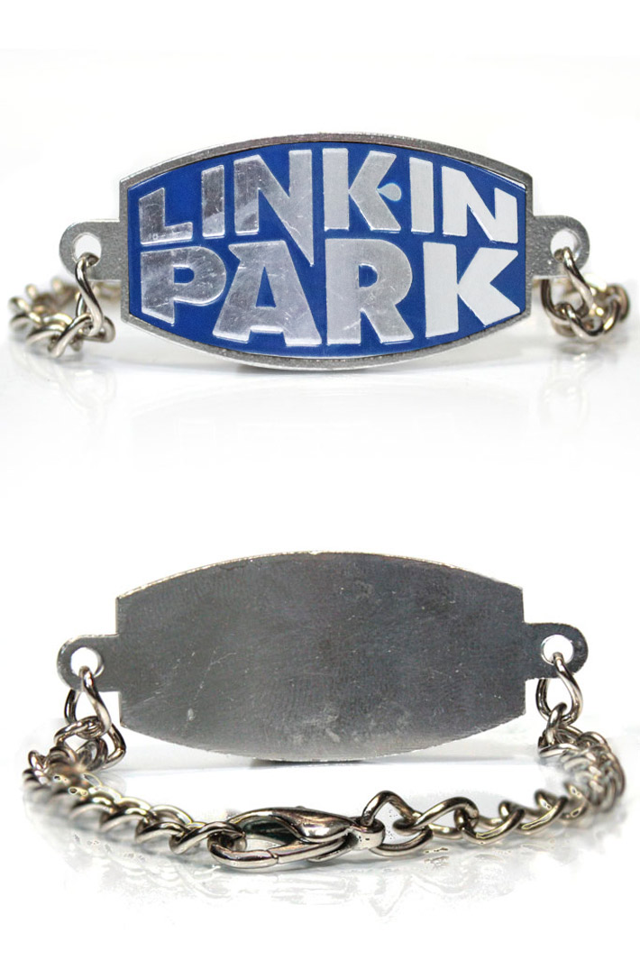 Браслет Linkin Park синий - фото 3 - rockbunker.ru