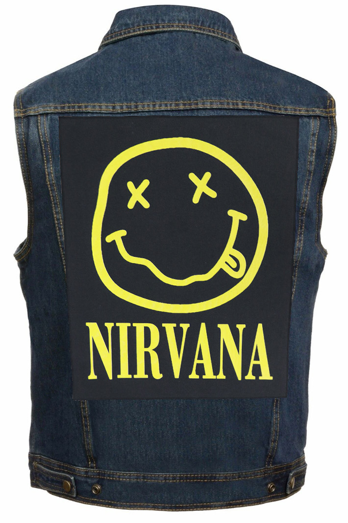 Нашивка Nirvana Smile - фото 2 - rockbunker.ru