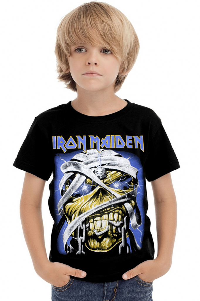 Футболка детская Iron Maiden - фото 1 - rockbunker.ru
