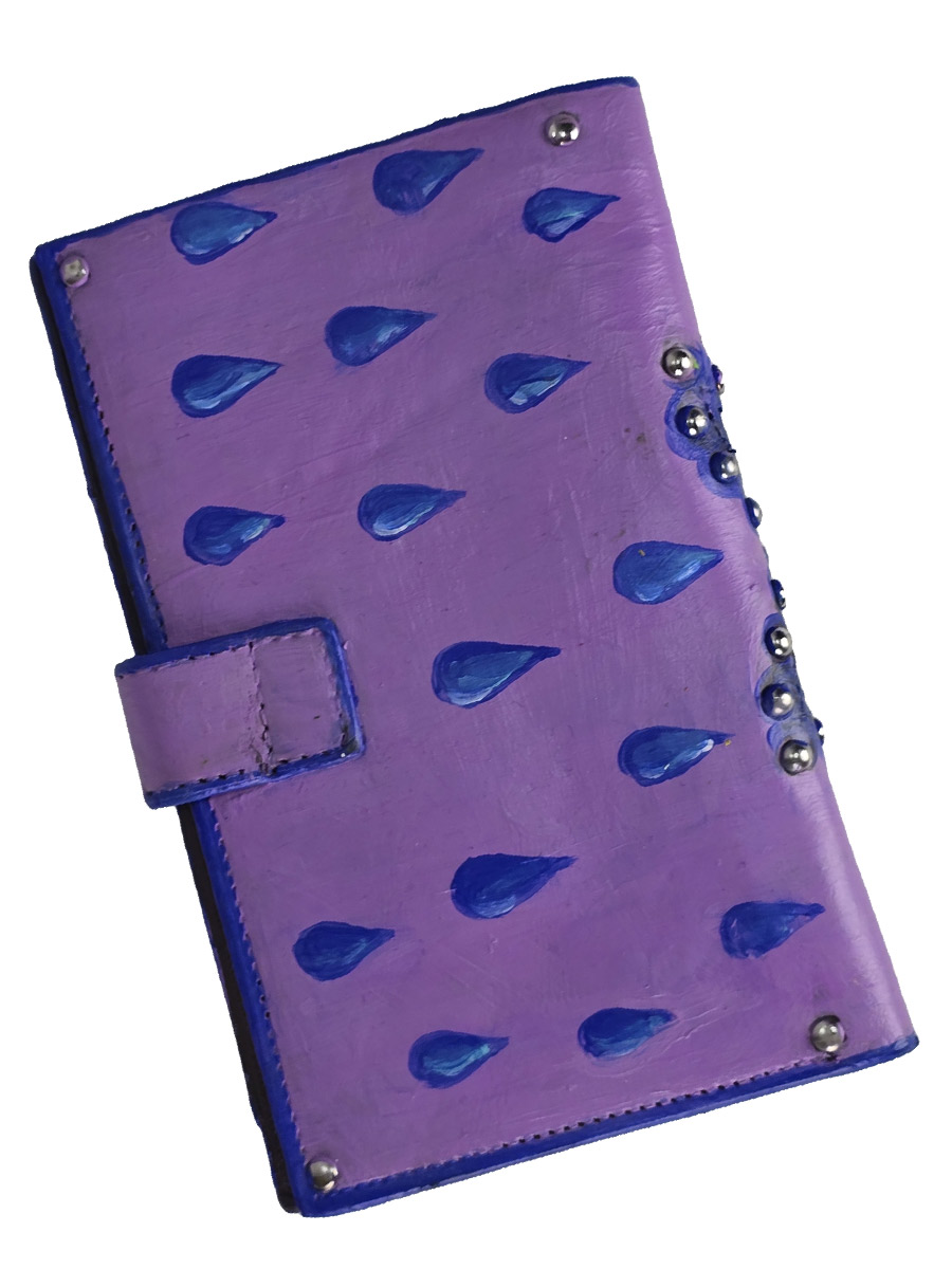 Кошелек кастомный Слёзы - фото 2 - rockbunker.ru