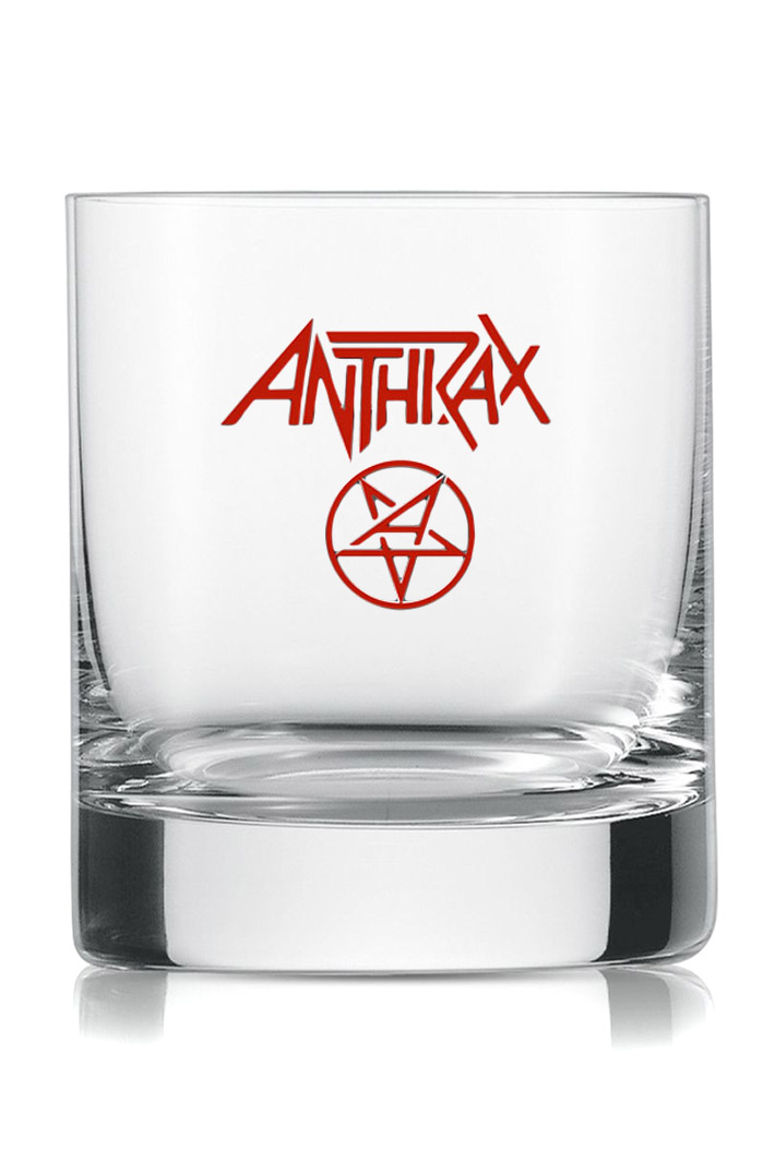 Стакан для виски Rock Merch Anthrax - фото 1 - rockbunker.ru