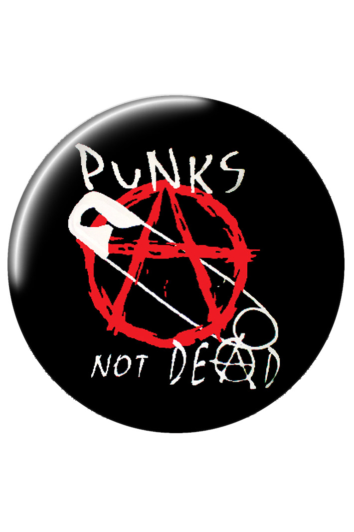 Значок RockMerch Punks Not Dead - фото 1 - rockbunker.ru