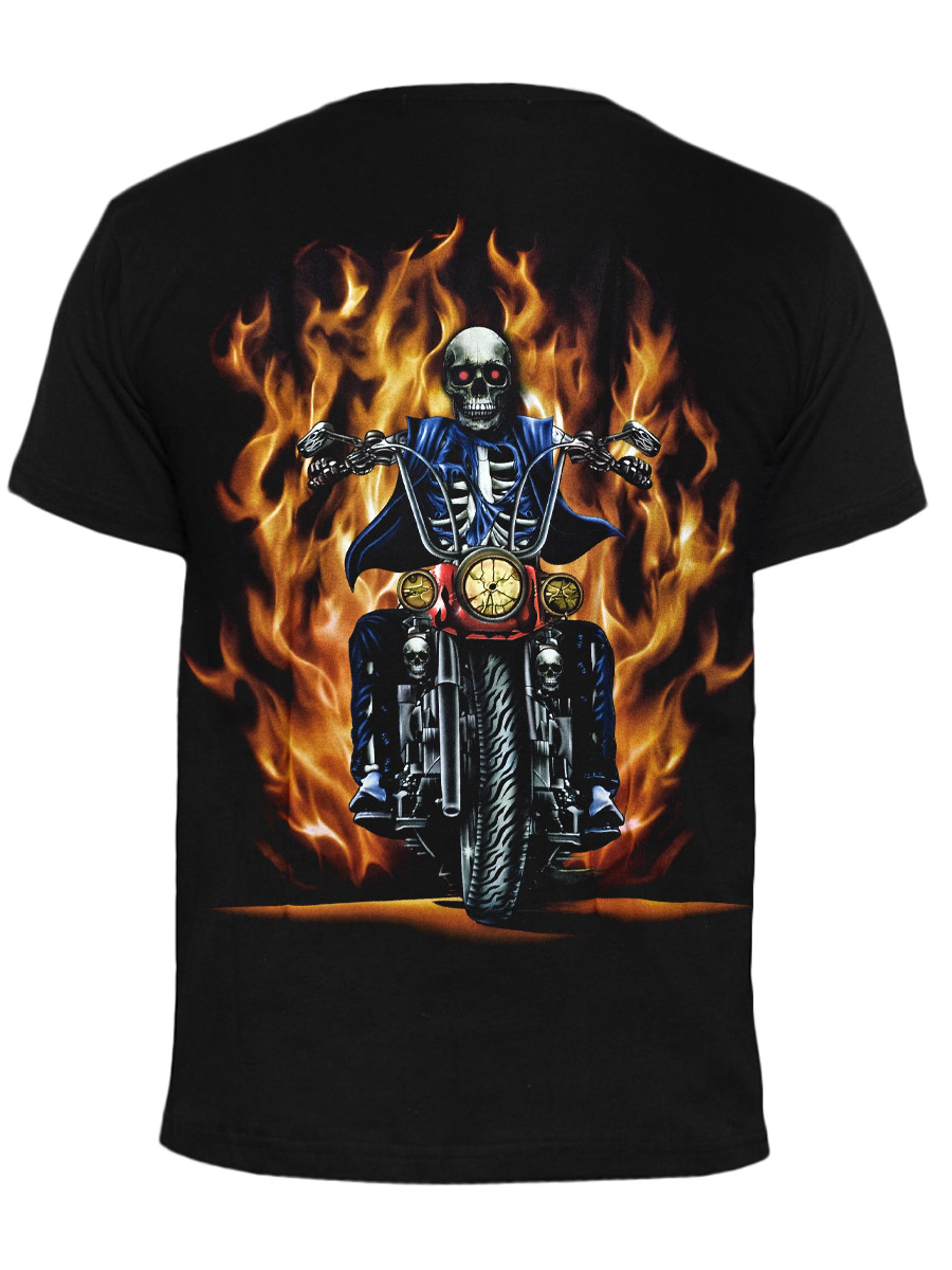 Футболка Rock Chang Призрачный Гонщик - фото 2 - rockbunker.ru