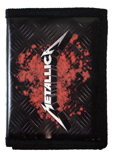 Кошелек Metallica из кожзаменителя - фото 1 - rockbunker.ru