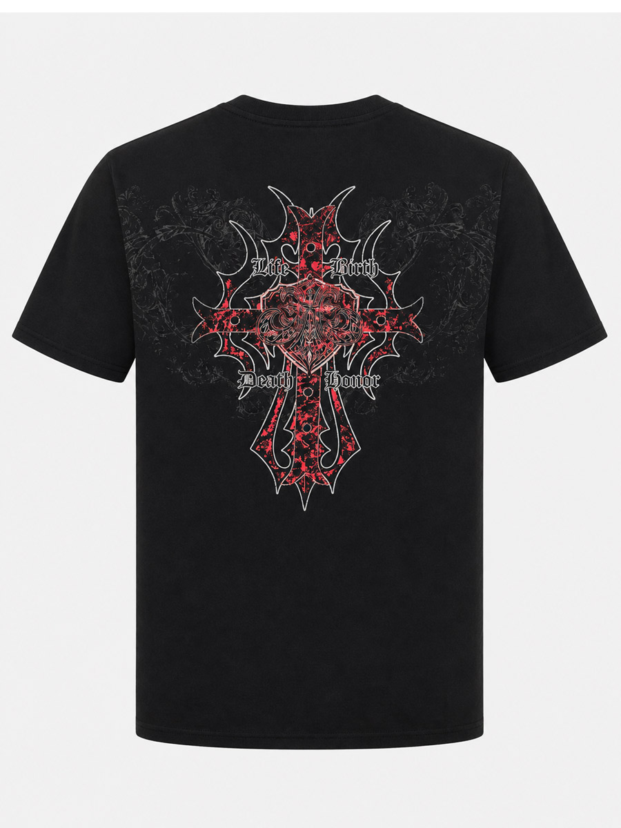Футболка Xzavier Revisted Crosses - фото 2 - rockbunker.ru