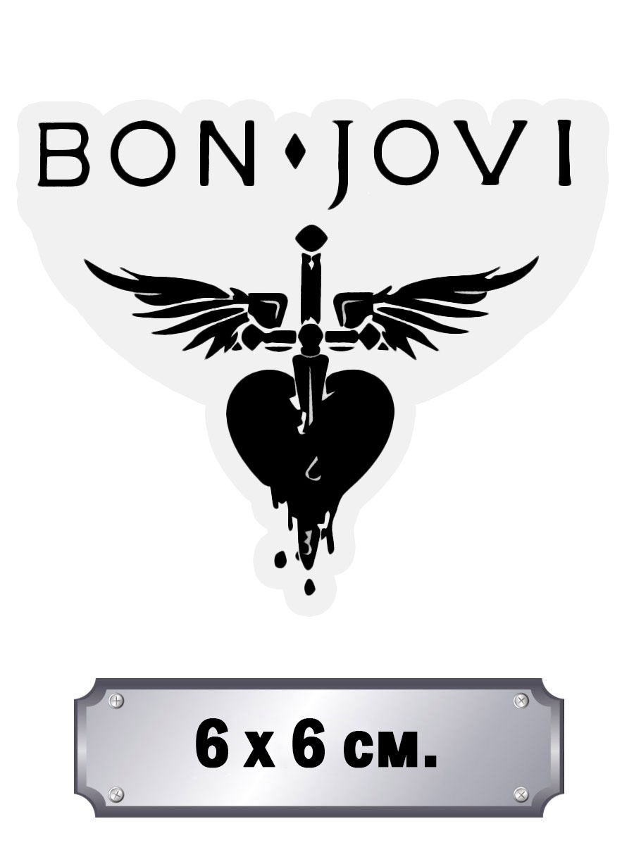 Стикер Bon Jovi STK018-035 - купить в интернет-магазине RockBunker.ru