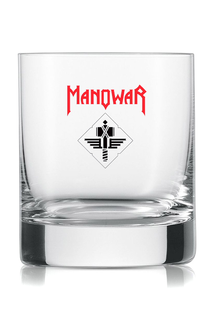 Стакан для виски Rock Merch Manowar - фото 1 - rockbunker.ru