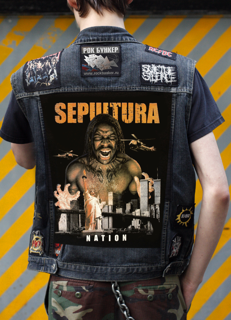 Нашивка Sepultura Nation - фото 1 - rockbunker.ru