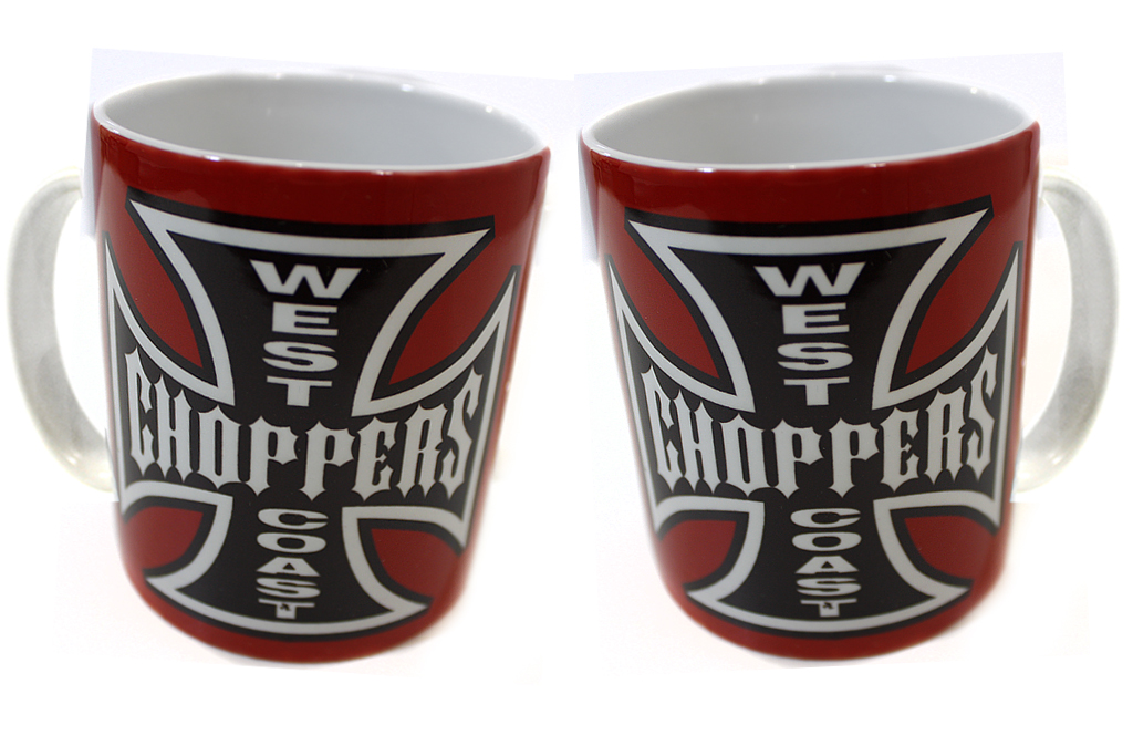 Кружка West Coast Choppers чёрная - фото 5 - rockbunker.ru