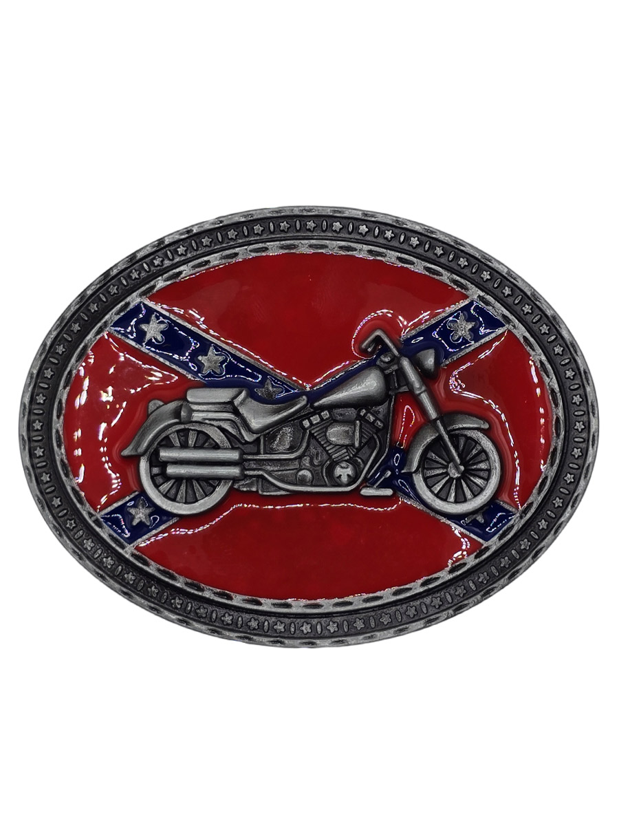Пряжка Конфедерация Мото - фото 1 - rockbunker.ru