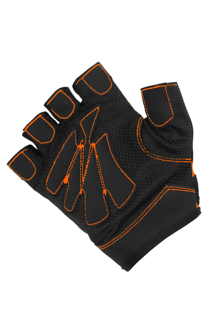 Мотоперчатки кожаные Xavia Racing оранжевые - фото 2 - rockbunker.ru