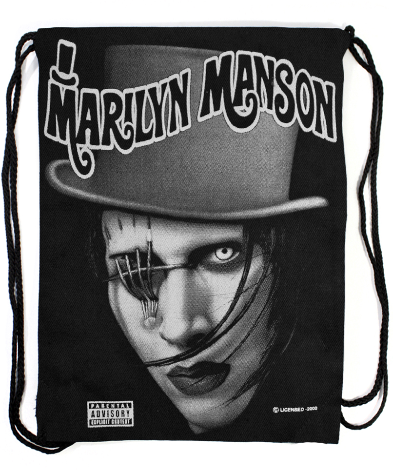 Мешок заплечный Marilyn Manson - фото 2 - rockbunker.ru