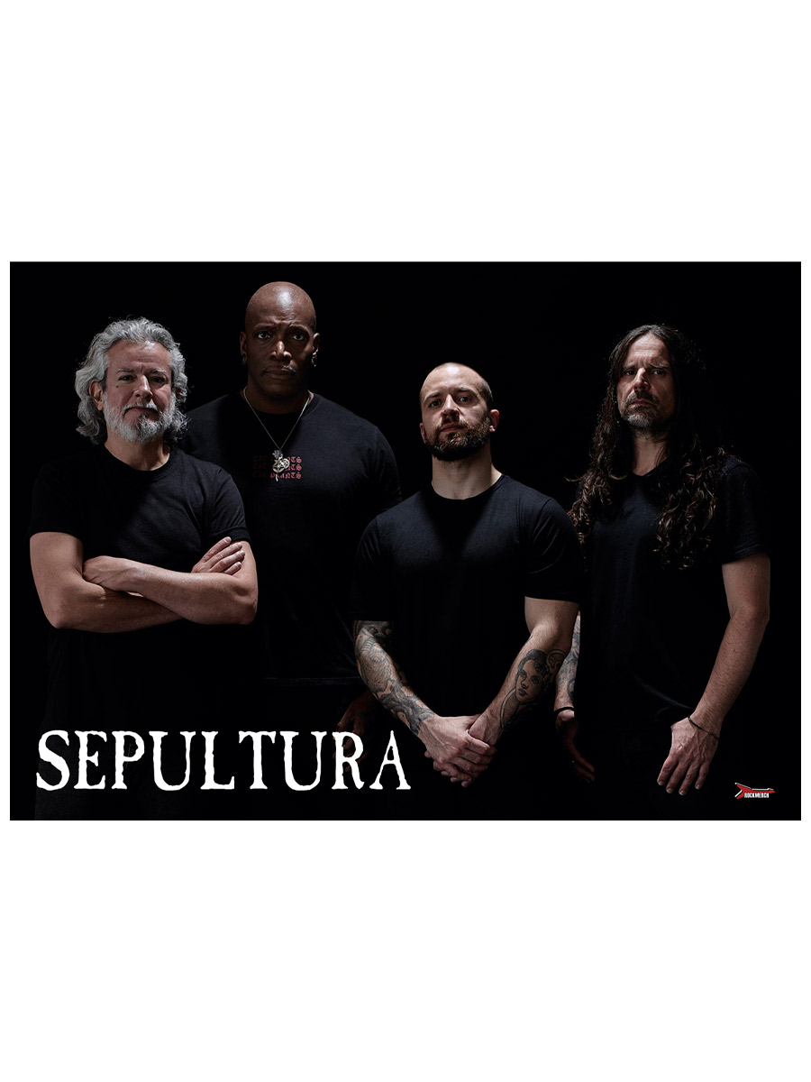 Плакат самоклеющийся на стену Sepultura - фото 2 - rockbunker.ru