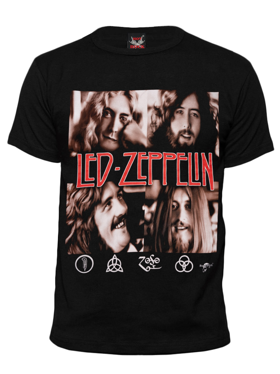 Футболка Hot Rock Led Zeppelin - фото 1 - rockbunker.ru