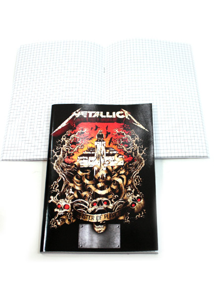 Тетрадь RockMerch Metallica - фото 2 - rockbunker.ru
