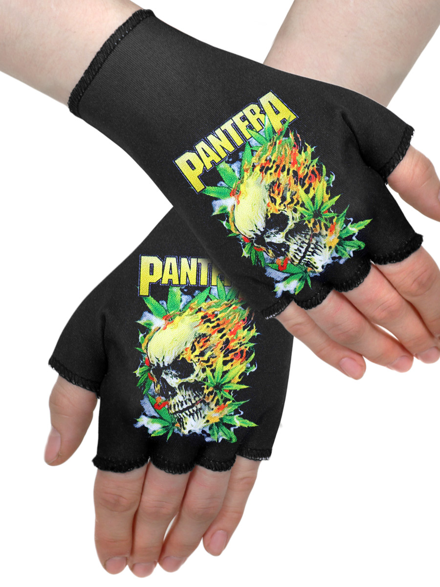 Перчатки-митенки Pantera - фото 1 - rockbunker.ru