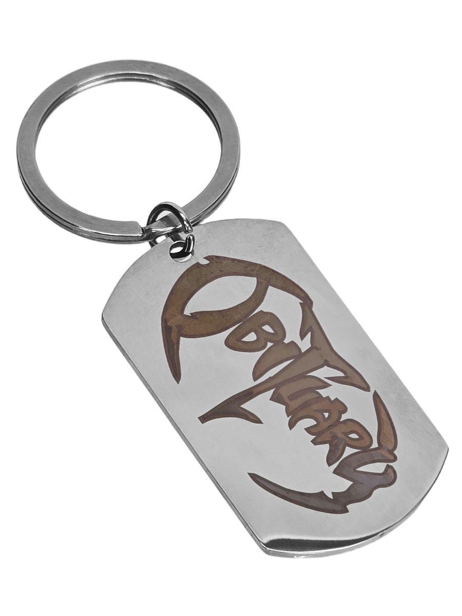 Брелок-жетон RockMerch с гравировкой Obituary - фото 1 - rockbunker.ru