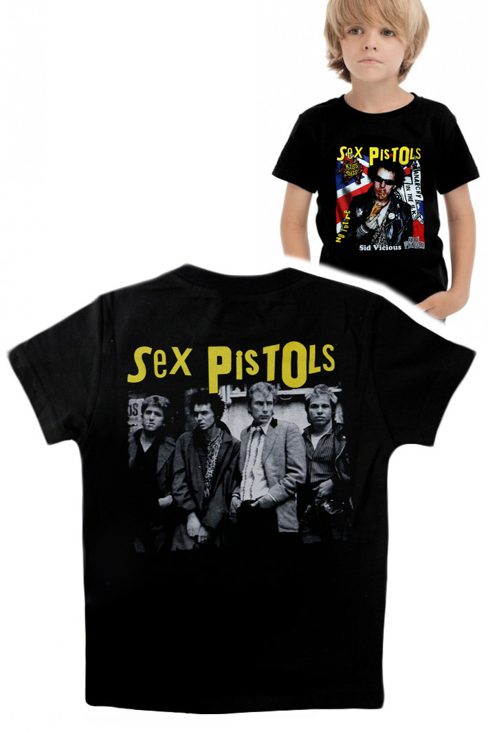 Футболка детская Sex Pistols Sid Vicious - фото 2 - rockbunker.ru