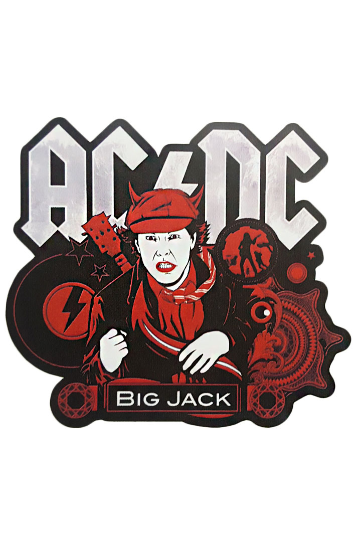 Наклейка-стикер AC DC - фото 1 - rockbunker.ru