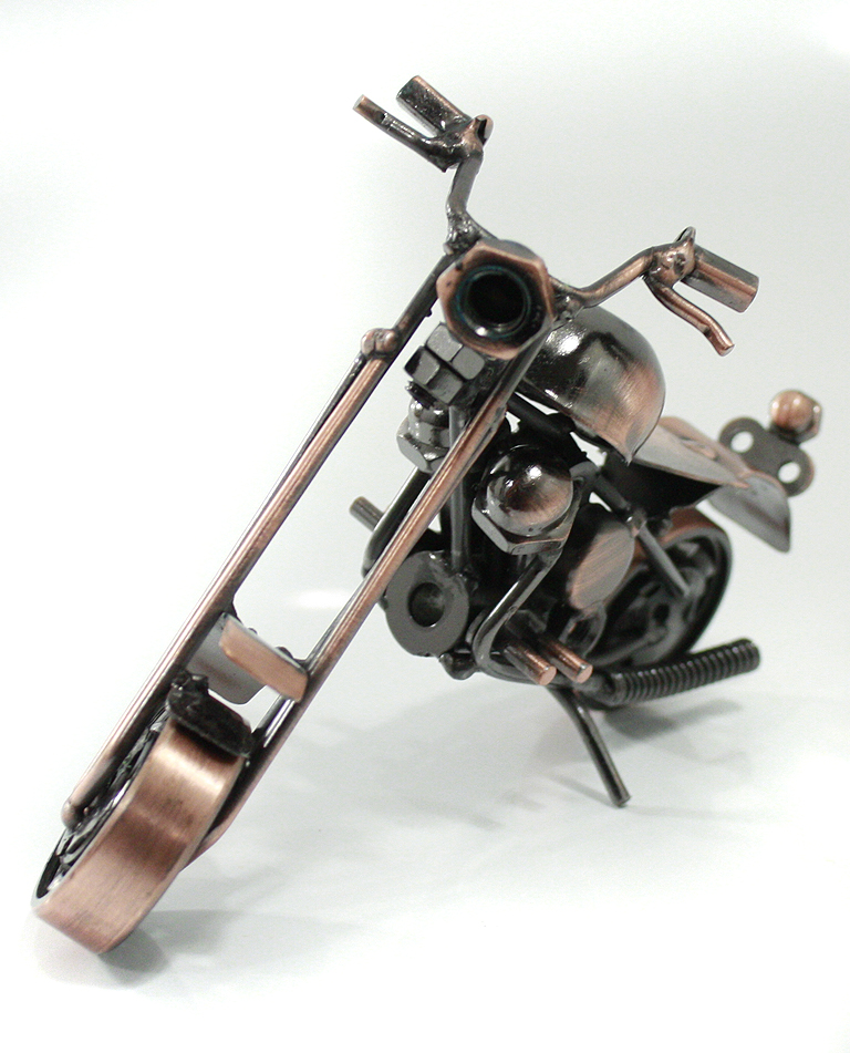 Сувенирная модель Мотоцикл ручной работы МРС008 - фото 2 - rockbunker.ru