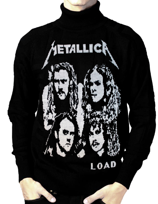 Свитер вязаный Metallica - фото 1 - rockbunker.ru