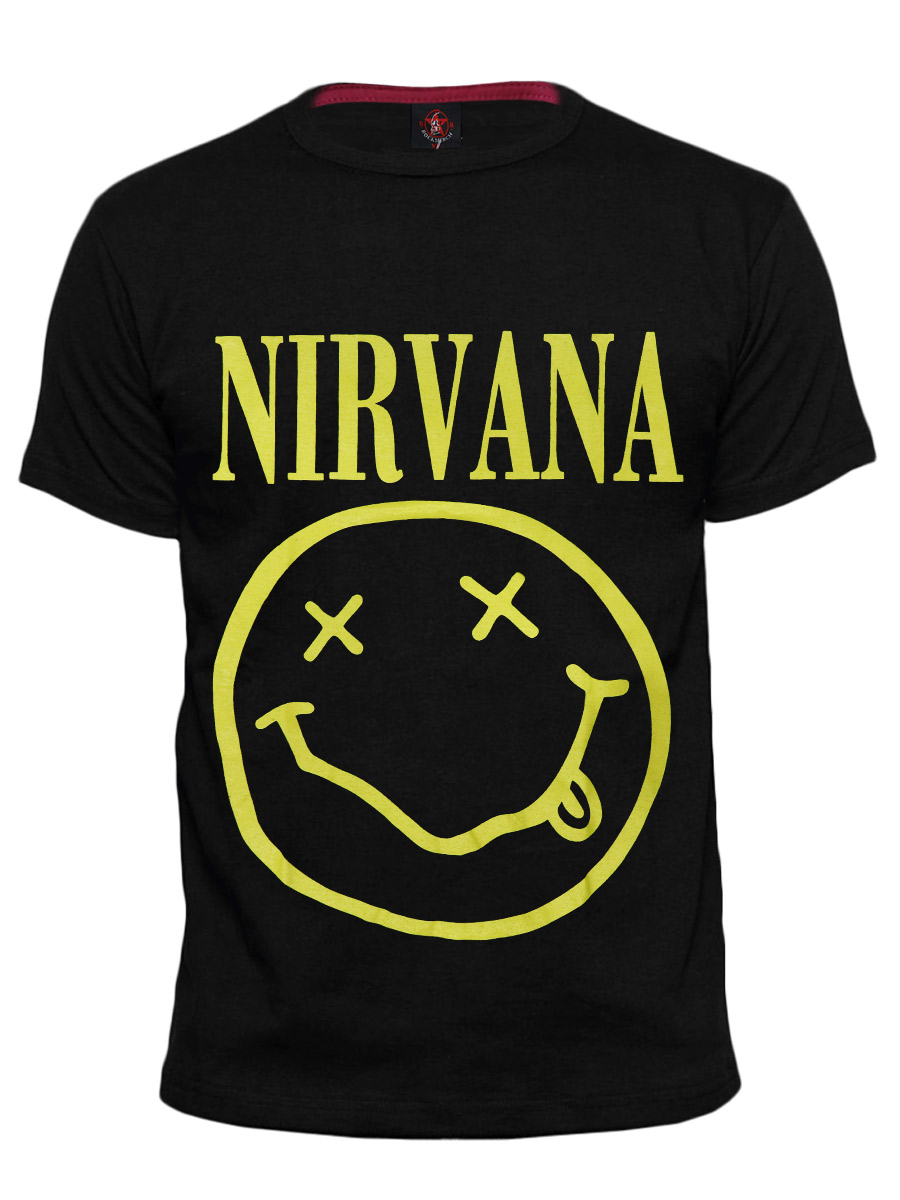 Футболка RockMerch Nirvana - фото 1 - rockbunker.ru