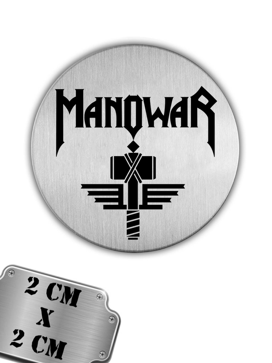 Значок-пин Manowar - фото 1 - rockbunker.ru