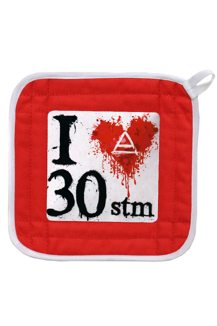 Кухонные прихватки RockMerch 30 Seconds To Mars - фото 1 - rockbunker.ru