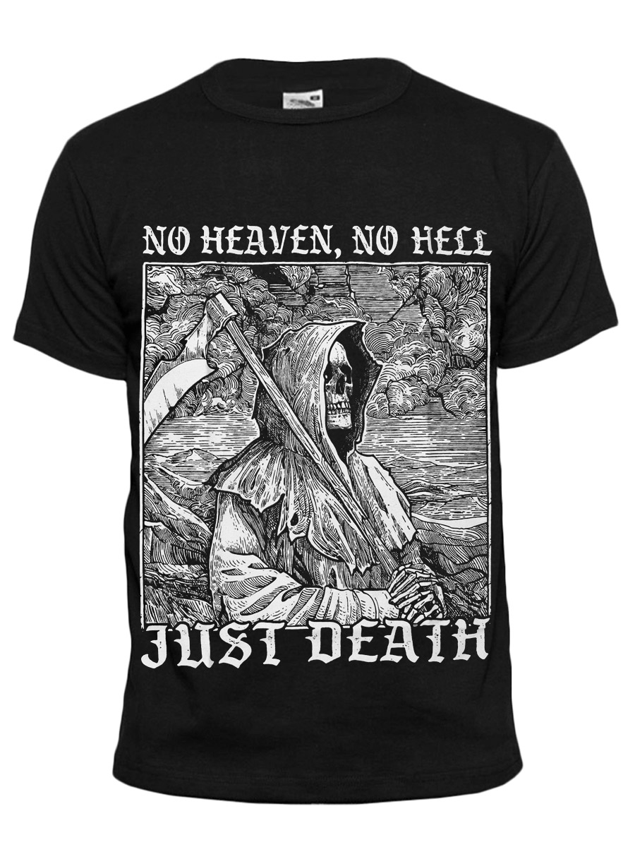 Футболка No Heaven No Hell Just Death - фото 1 - rockbunker.ru