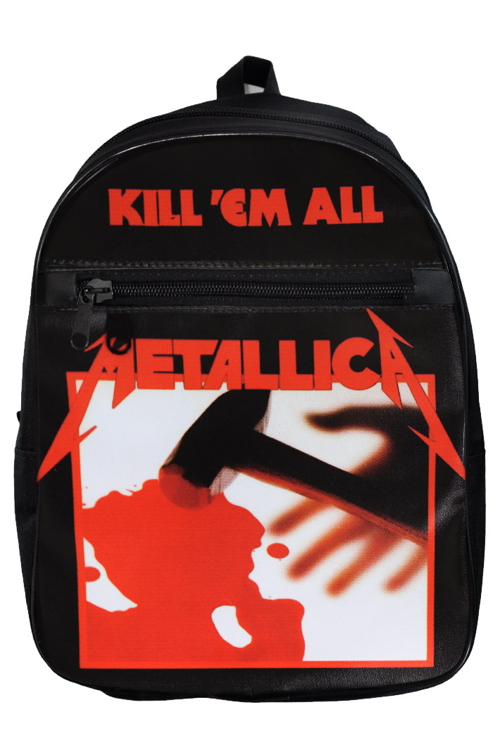 Рюкзак Metallica из кожзаменителя - фото 1 - rockbunker.ru