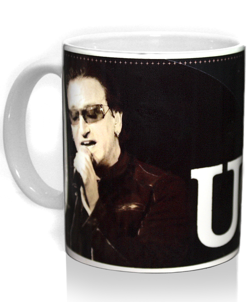 Кружка U2 - фото 2 - rockbunker.ru