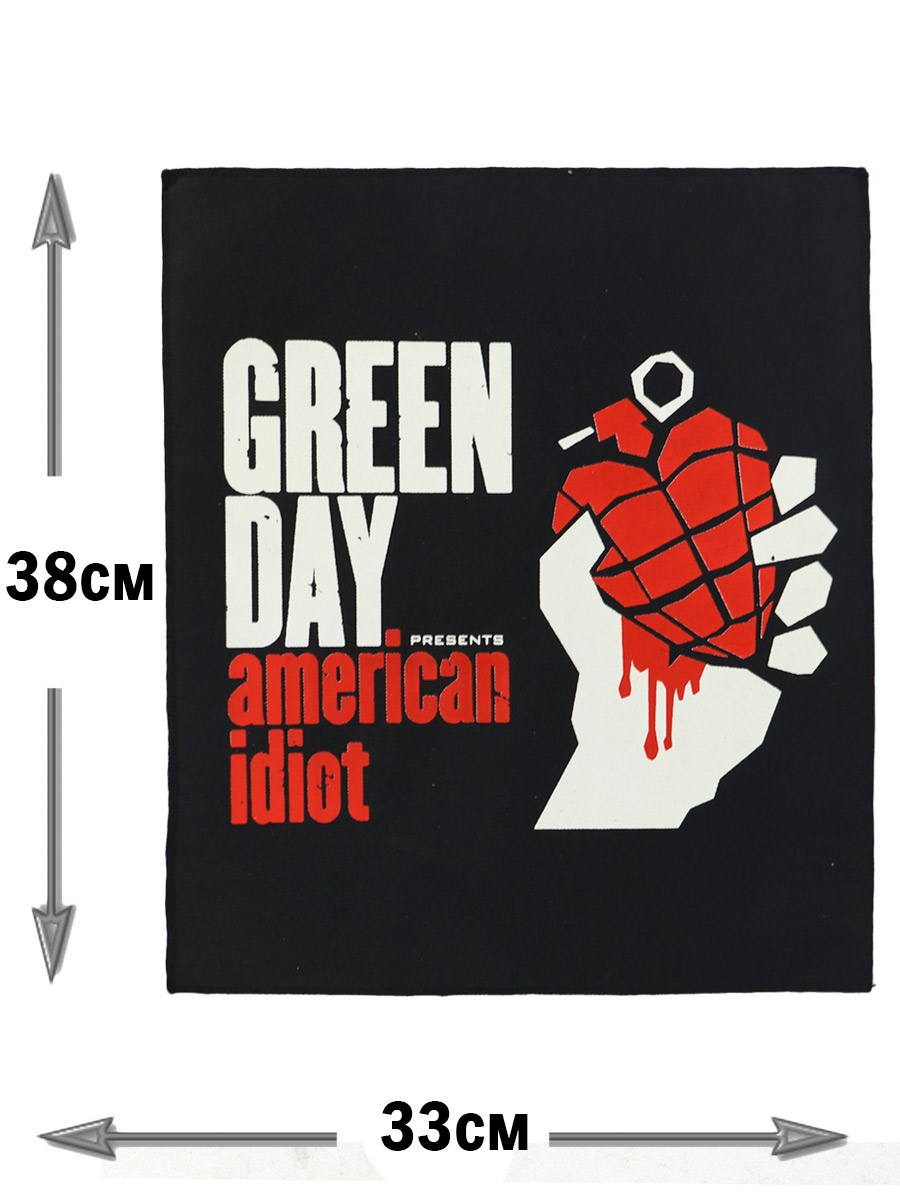 Нашивка Green Day - фото 2 - rockbunker.ru