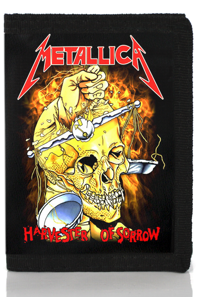 Кошелек Metallica Harvester of Sorrow - фото 1 - rockbunker.ru