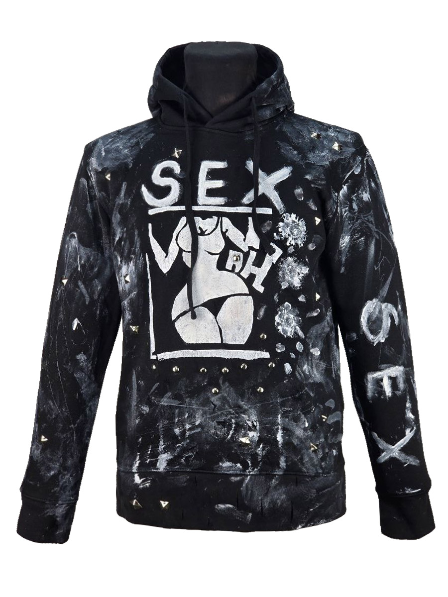 Кастомный худи Sex - фото 1 - rockbunker.ru