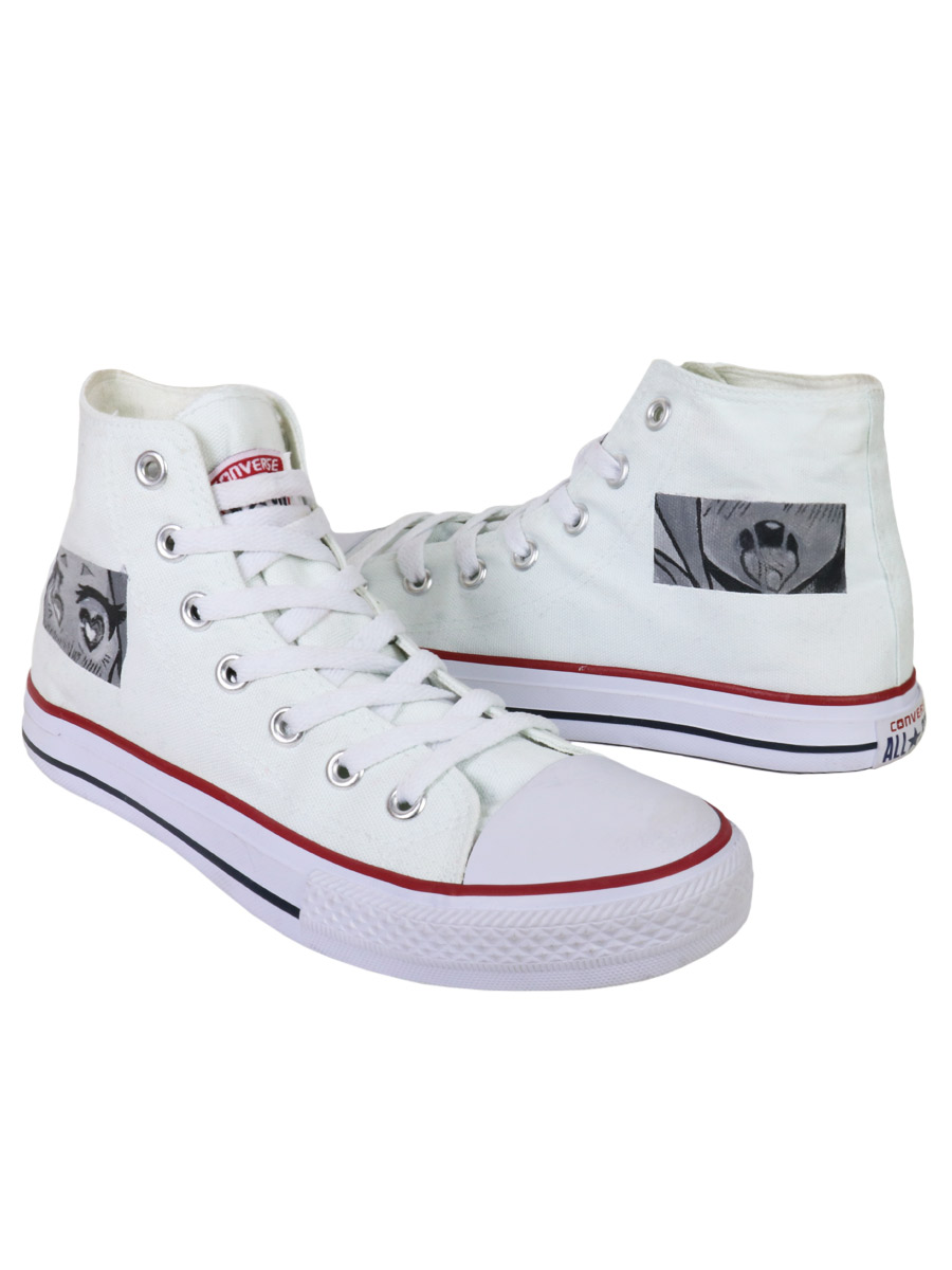 Converse 7 блоков кастомные - Ахегао - фото 1 - rockbunker.ru