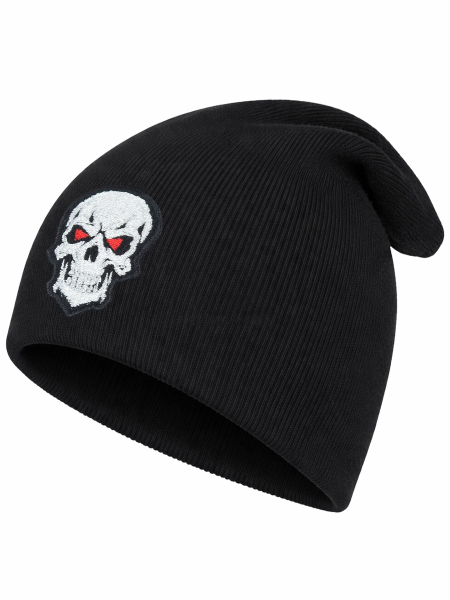 Шапка Череп - фото 2 - rockbunker.ru