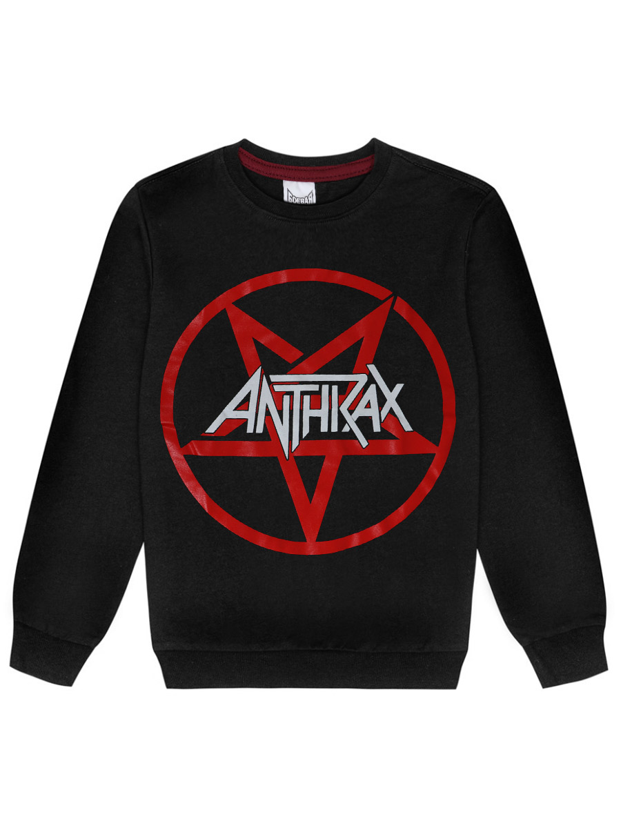 Свитшот детский Anthrax - фото 1 - rockbunker.ru