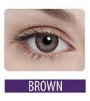 Линзы цветные Adria Color tone 2 Brown коричневые-карие - фото 1 - rockbunker.ru