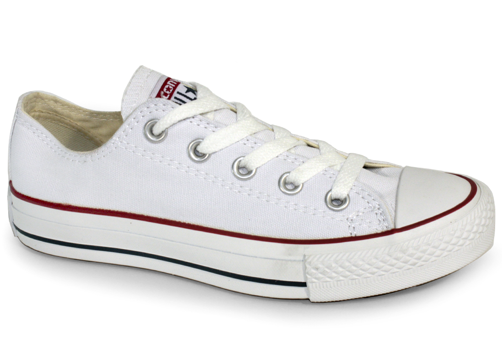 Кеды Converse All Star White 5 блоков белые - фото 1 - rockbunker.ru