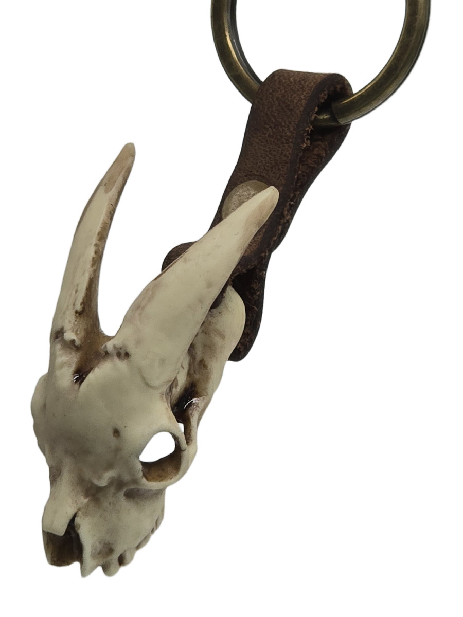 Брелок Череп Козла - фото 2 - rockbunker.ru