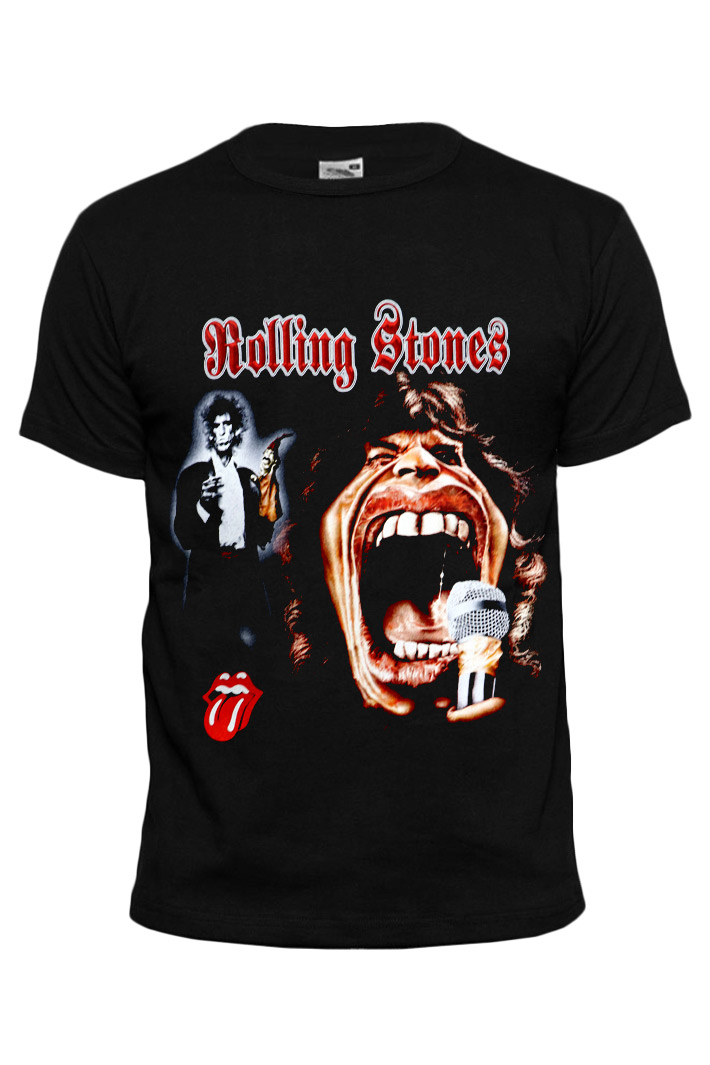 Футболка Hot Rock Rolling Stones Mick Jagger - фото 1 - rockbunker.ru