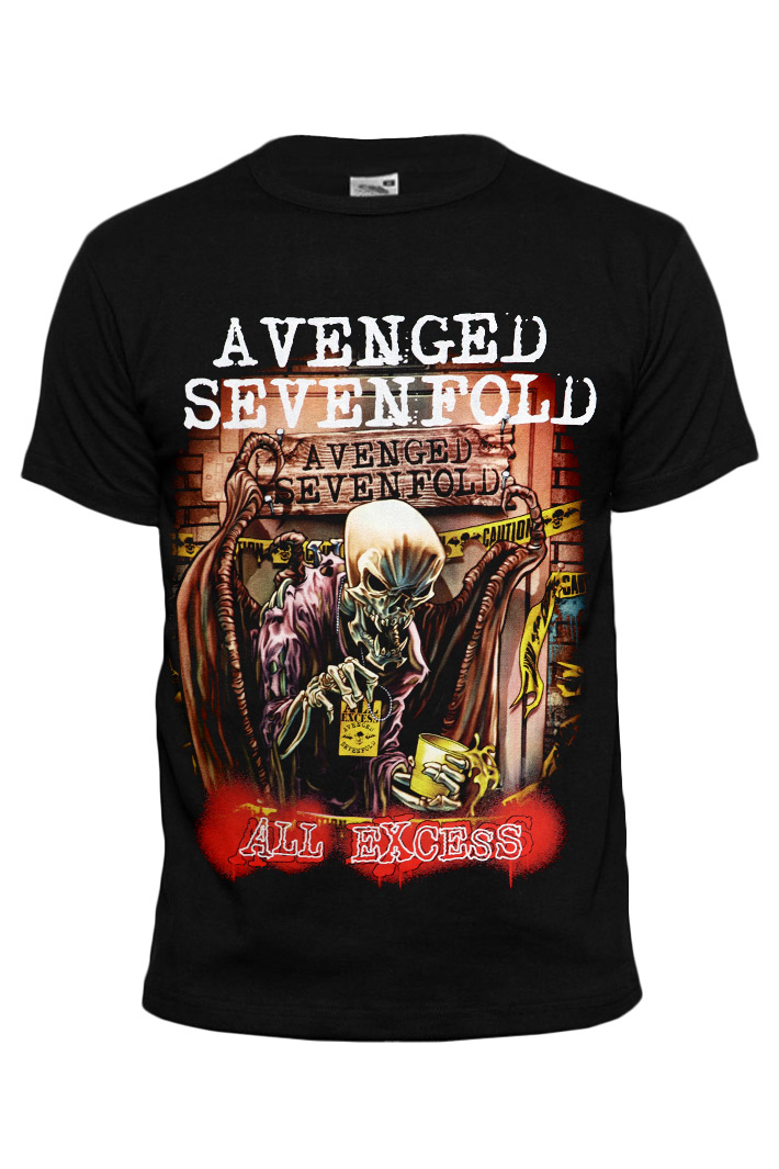 Футболка Hot Rock Avenged Sevenfold City of evil - фото 1 - rockbunker.ru