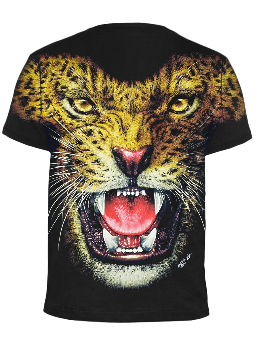 Футболка Rock Chang Леопард - фото 2 - rockbunker.ru