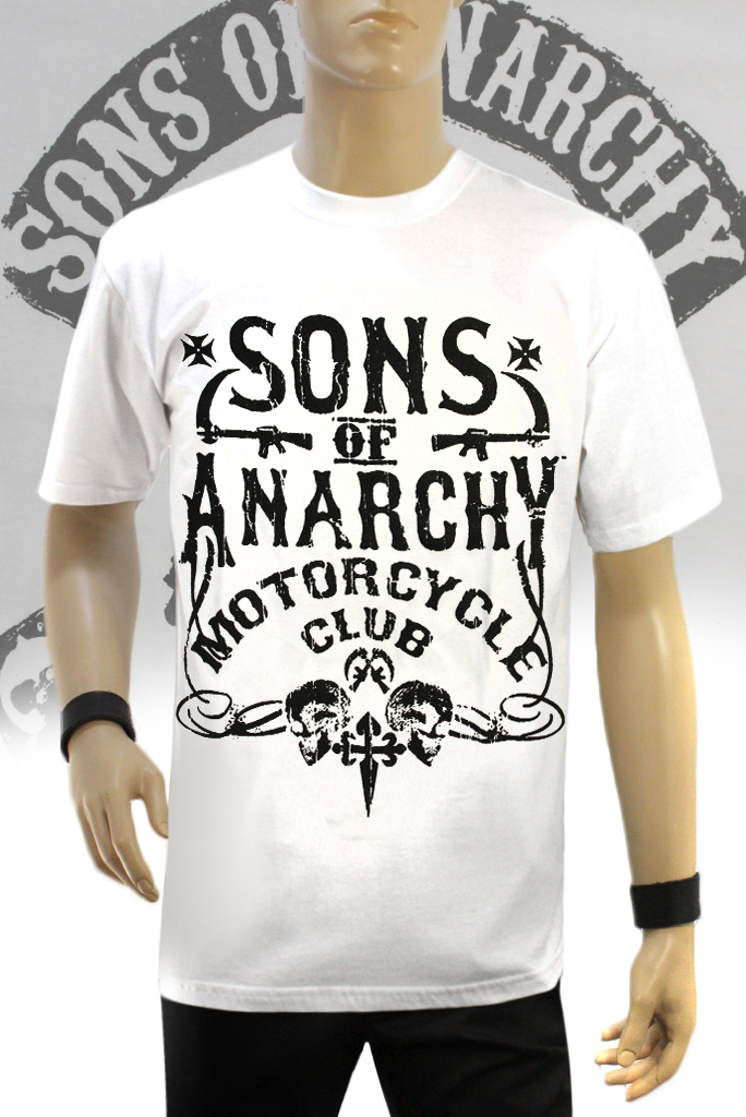 Футболка RockMerch Sons of Anarchy Motorcycle Club - фото 1 - rockbunker.ru