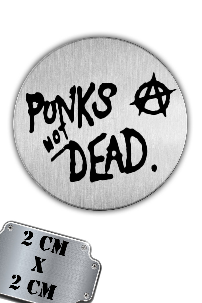 Значок-пин Punks not Dead - фото 1 - rockbunker.ru