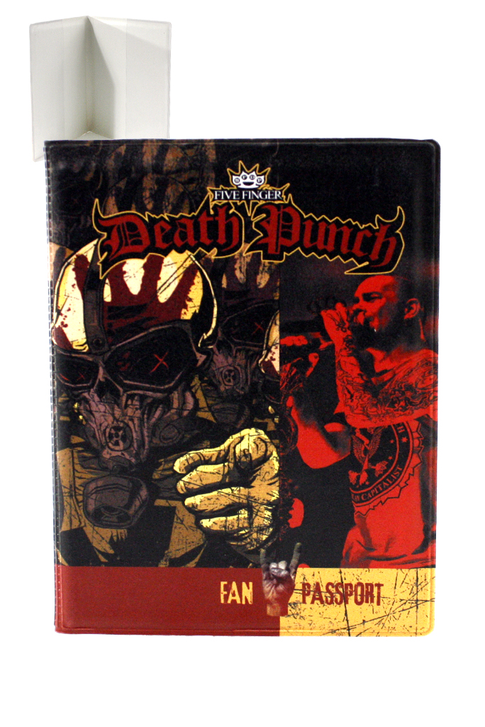 Обложка на парпорт RockMerch 5 Finger Death Punch - фото 1 - rockbunker.ru